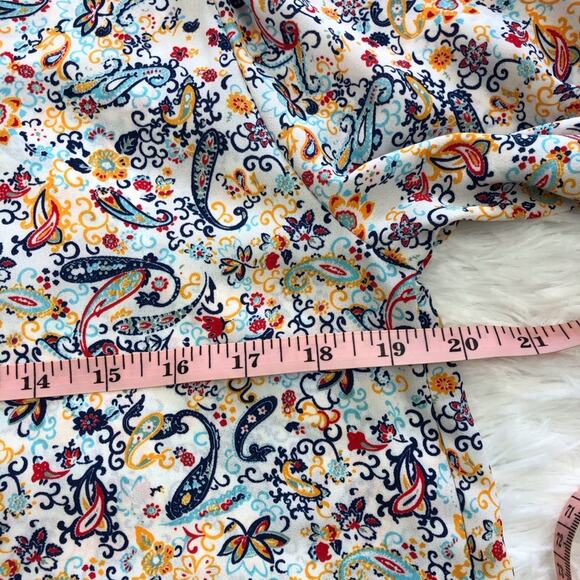 Collective Concepts Floral Print Popover Top - Picture 11 of 16